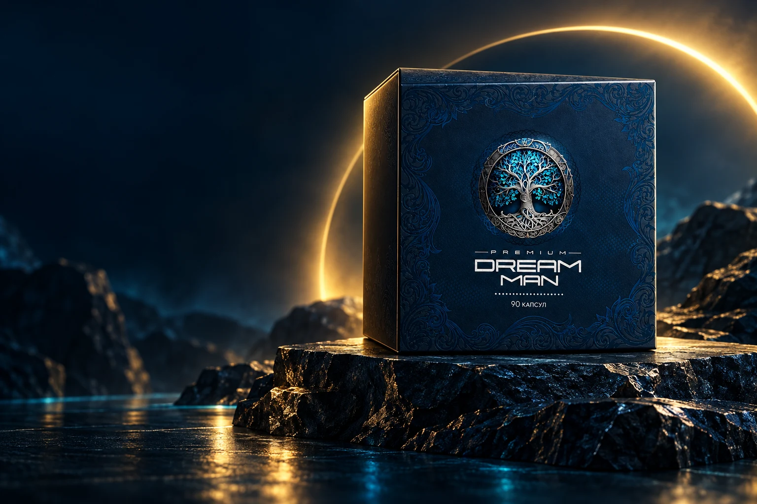 Dream Man Premium mahsulotining reklama ko'rinishi